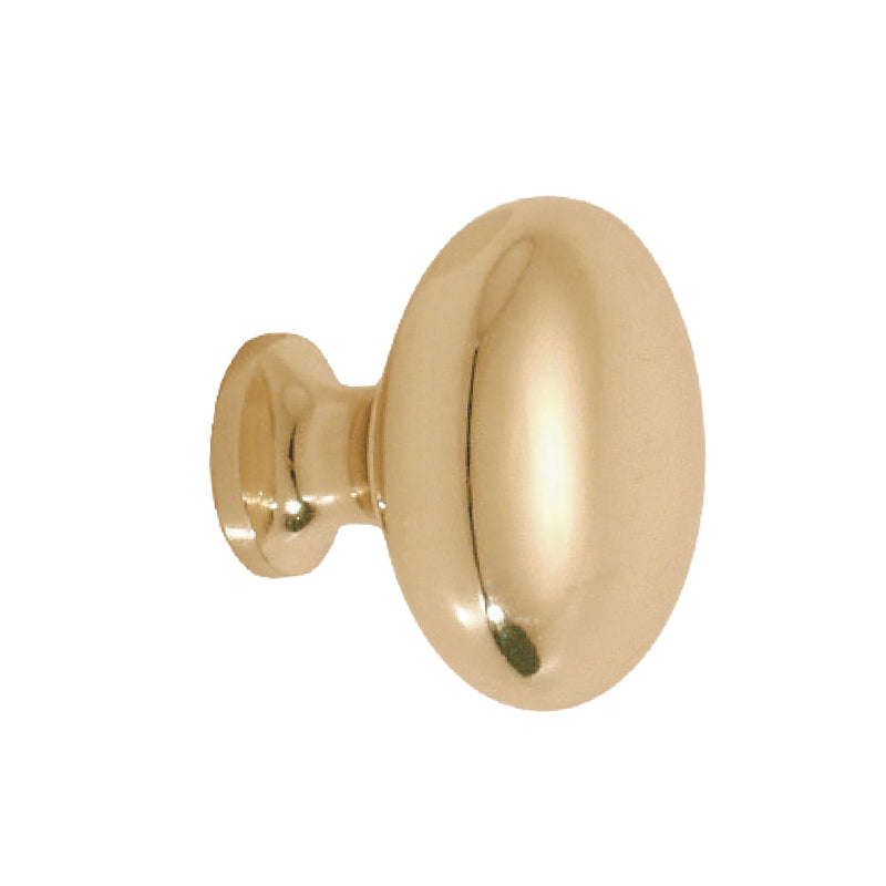 ROCO Small Base Drawer Knob Brass Plated 32mm