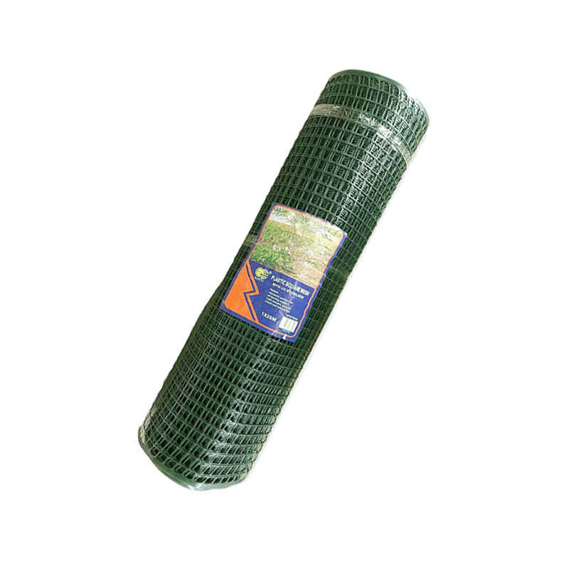 EARTH Garden Fence Roll Plastic Green 1m x 25m (30x30mm)
