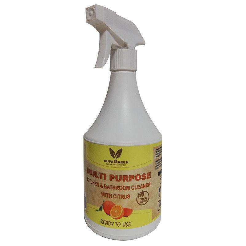 SUPA GREEN Eco Ready To Use Kitchen and Bathroom Cleaner Nano New 750ml