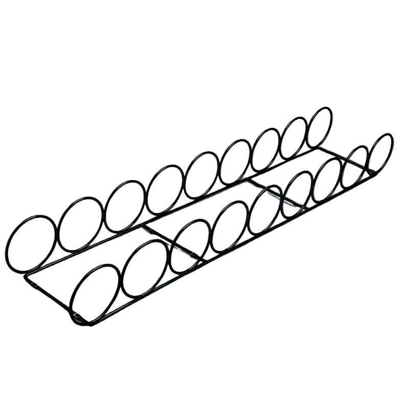 ROCO Wine Bottle Holder 9 Ring Matt Black