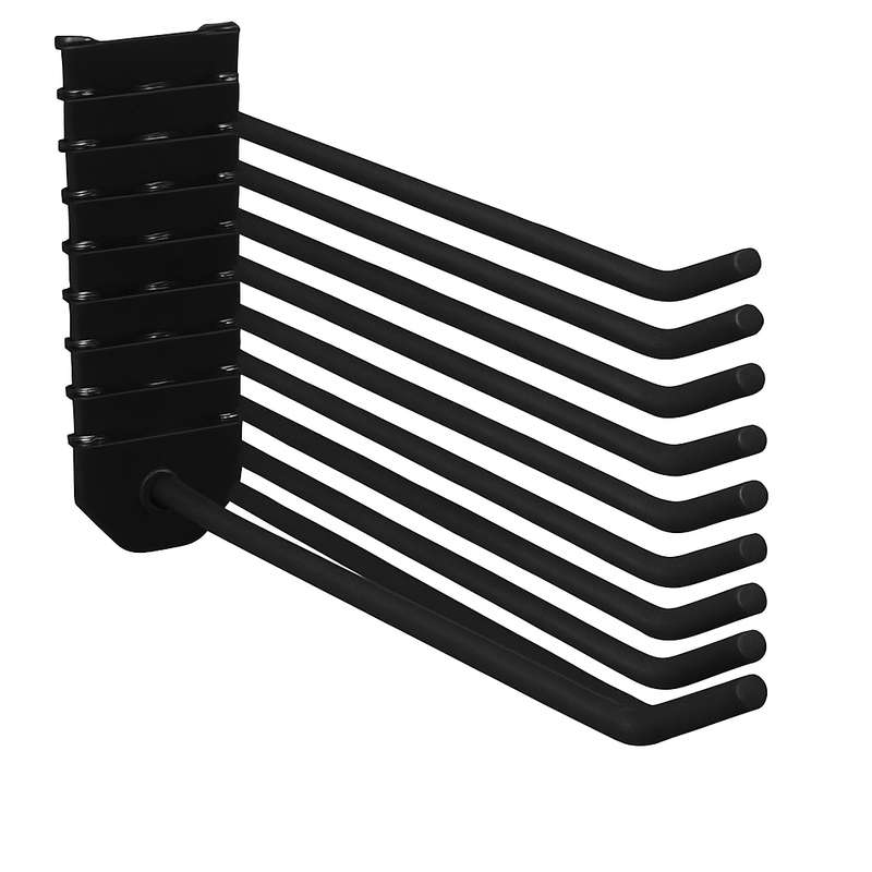 CLIP-FIT Pegboard Galvanized Long Hooks ( Pack of 10 )