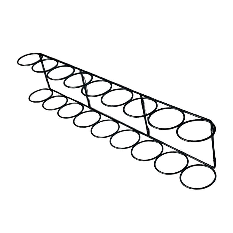 ROCO Wine Bottle Holder 9 Ring Matt Black