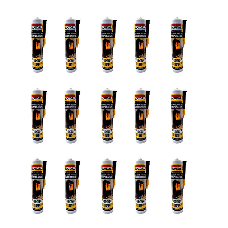 SOUDAL Sealant Calofer Extreme High Temperature 290ml ( 15 Pack )