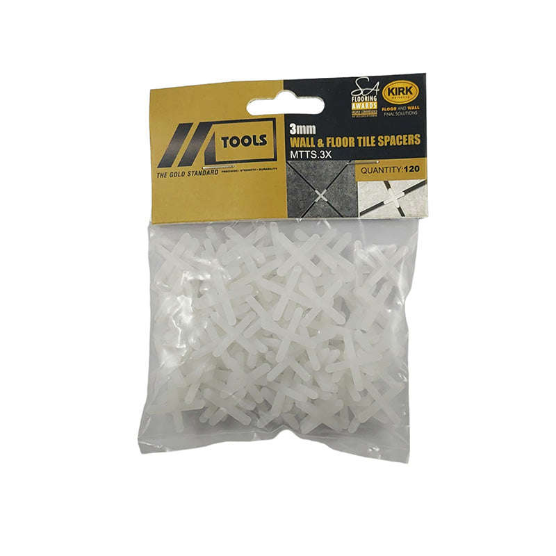 KIRK Tile Spacers 3mm ( Pack of 120 )