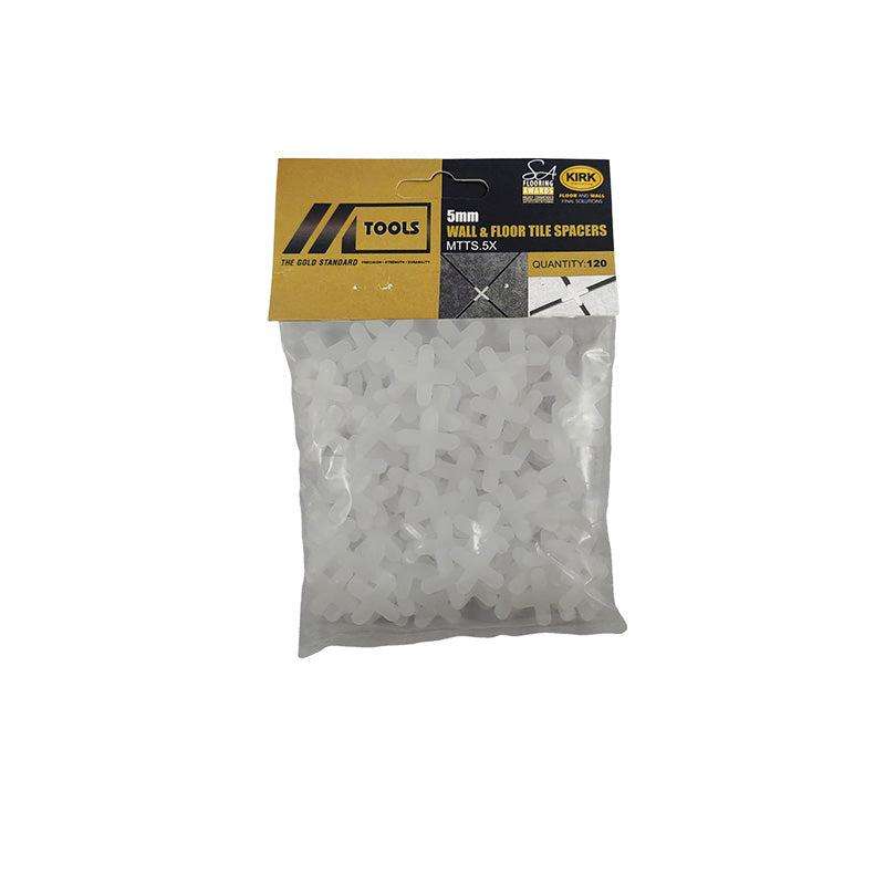 KIRK Tile Spacers 5mm ( Pack of 120 )