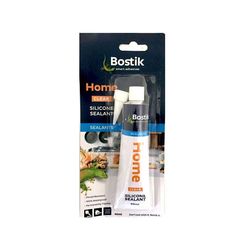 BOSTIK Home Silicone Sealant Clear 90ml