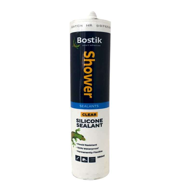 BOSTIK Shower Sanitary Silicone Sealant Clear 280ml