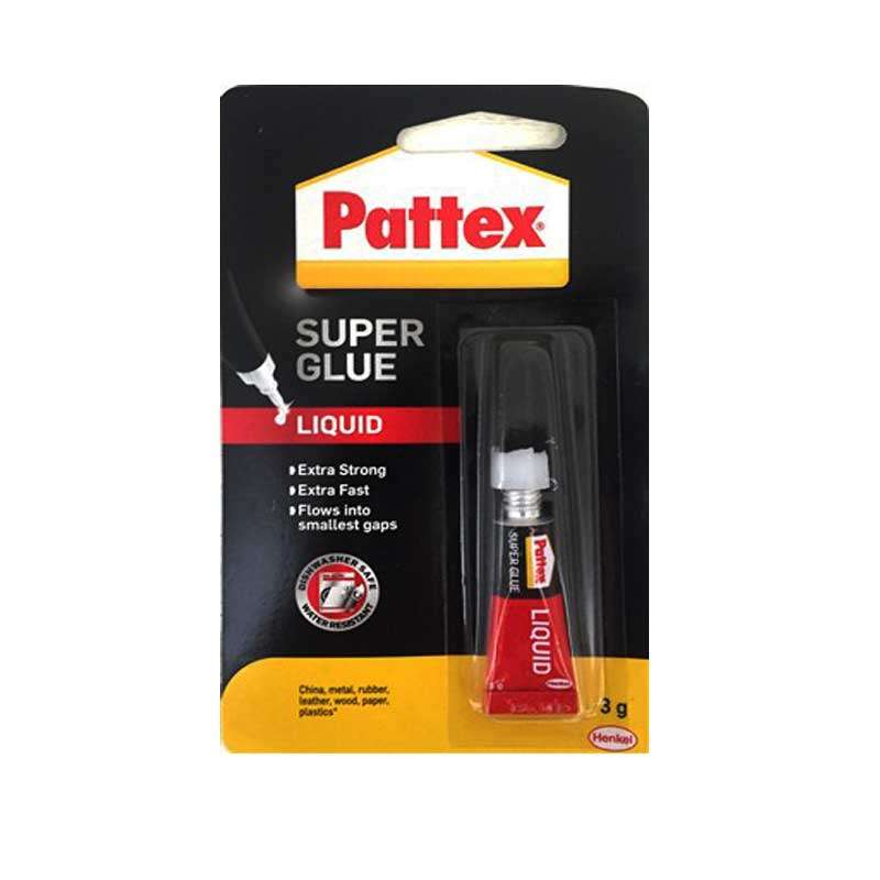 PATTEX Super Glue Liquid 3g Carded