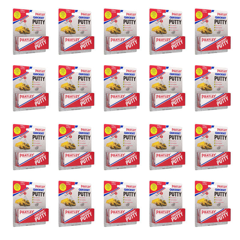 PRATLEY Adhesive Putty Quickset 100g ( 20 Pack )