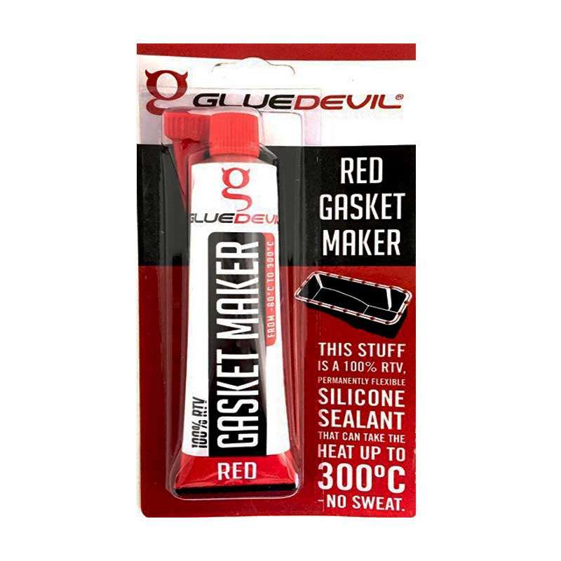GLUEDEVIL Red Gasket Maker RTV Silicone Rubber Sealant 70ml