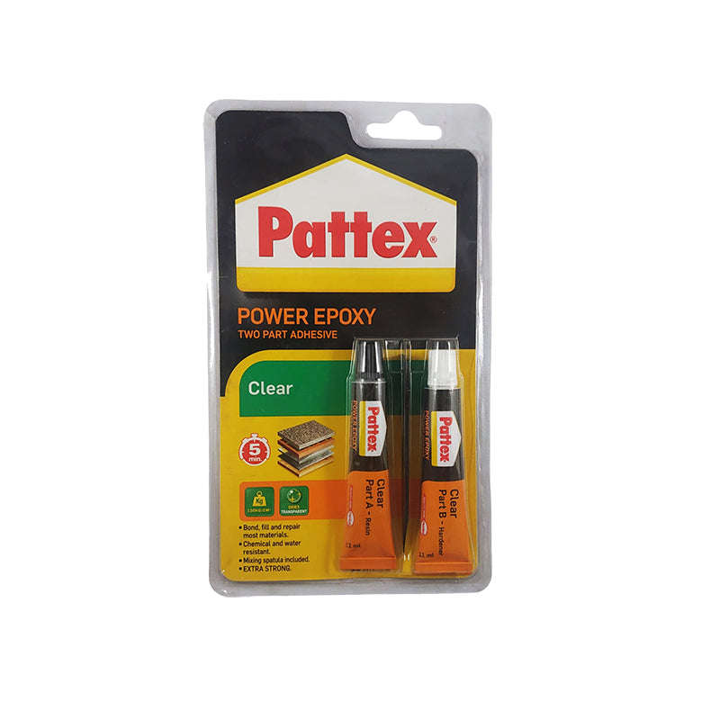 PATTEX Adhesive Epoxy Clear Repair Glue 22ml