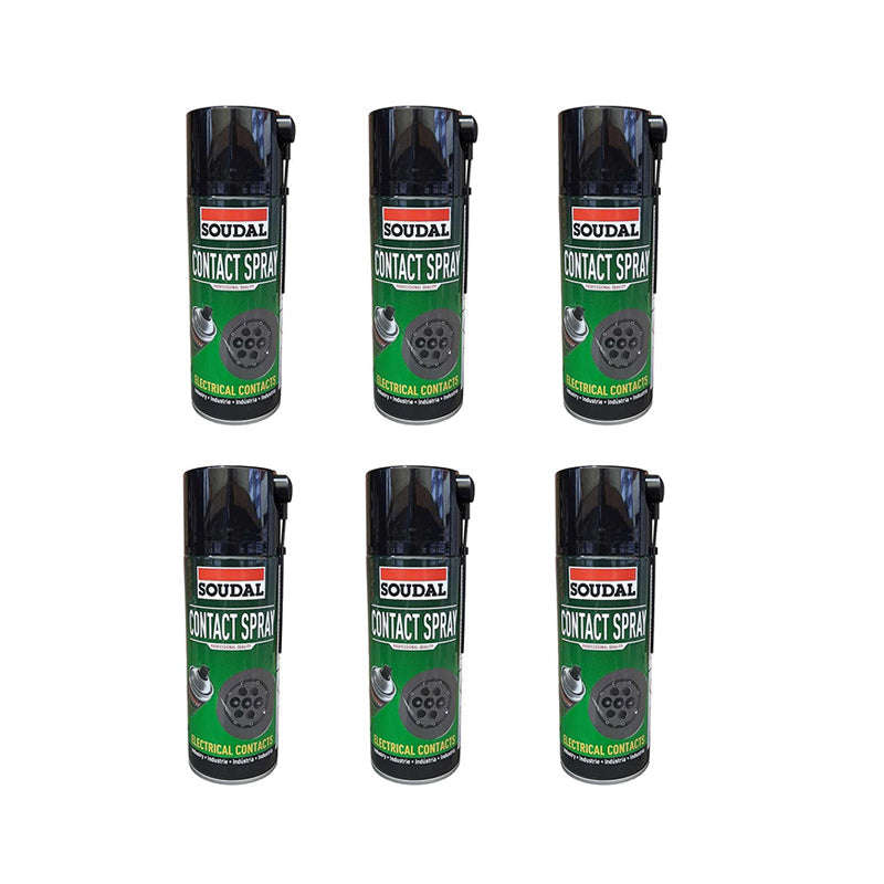 SOUDAL Electric Contact Cleaning Spray 400ml ( 6 Pack )