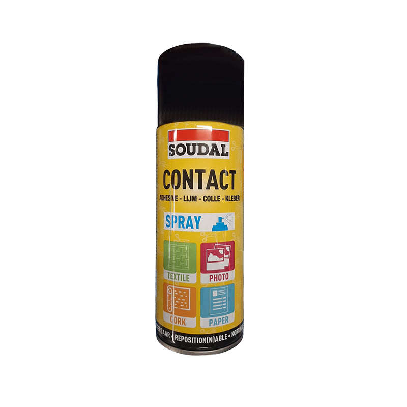 SOUDAL Contact Adhesive Spray 2 in 1 Transparent 300ml