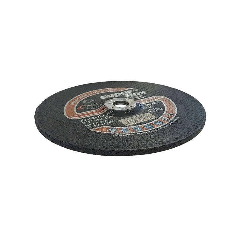 SUPERFLEX Abrasive Disc Grinding Steel 230mm x 6mm x 22.2mm