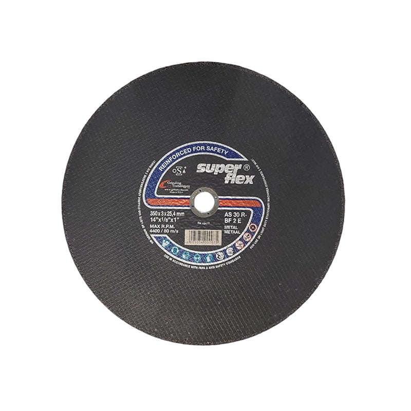 SUPERFLEX Abrasive Disc Cutting Steel 350mm x 3mm x 25.4mm