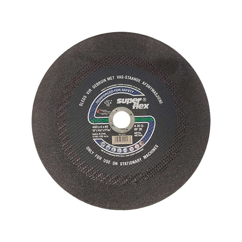 SUPERFLEX Abrasive Disc Cutting Steel 400mm x 4mm x 40mm