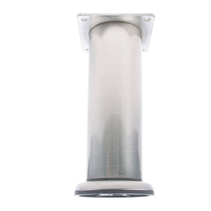 ROCO Adjustable Round Table Leg Silver 150mm x 50mm