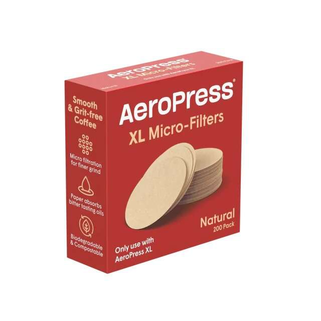AEROPRESS 200 Natural Count Micro-Filters XL