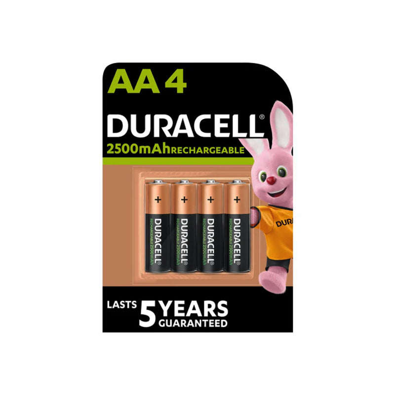 DURACELL Battery Rechargeable AA 2500mAh ( Pack of 4 )