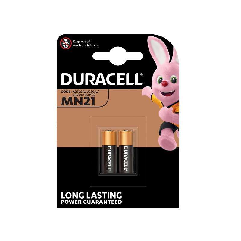 DURACELL Plus Remote Battery 12v Mn21 ( Pack of 2 )
