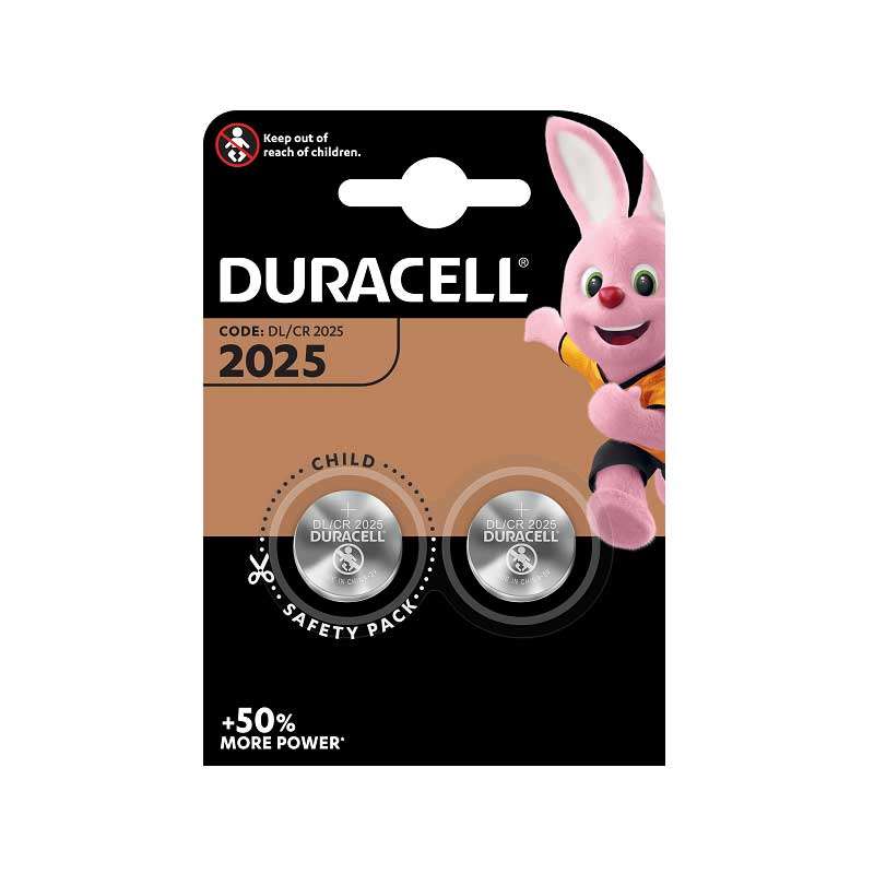 DURACELL Battery CR2025 Lithium Coin ( Pack of 2)