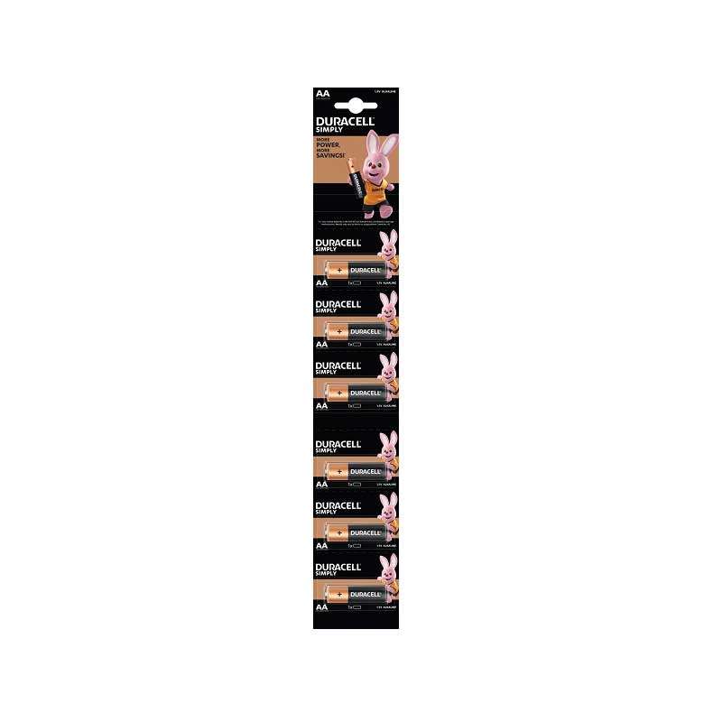 DURACELL Battery Copper Black AA Perforated Card Duro 66 ( Pack of 6 )