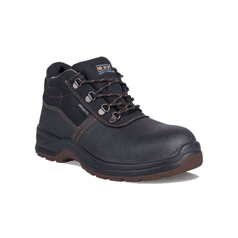 DOT Safety Boot Granite Oil And Acid Steel Toe Black SABS