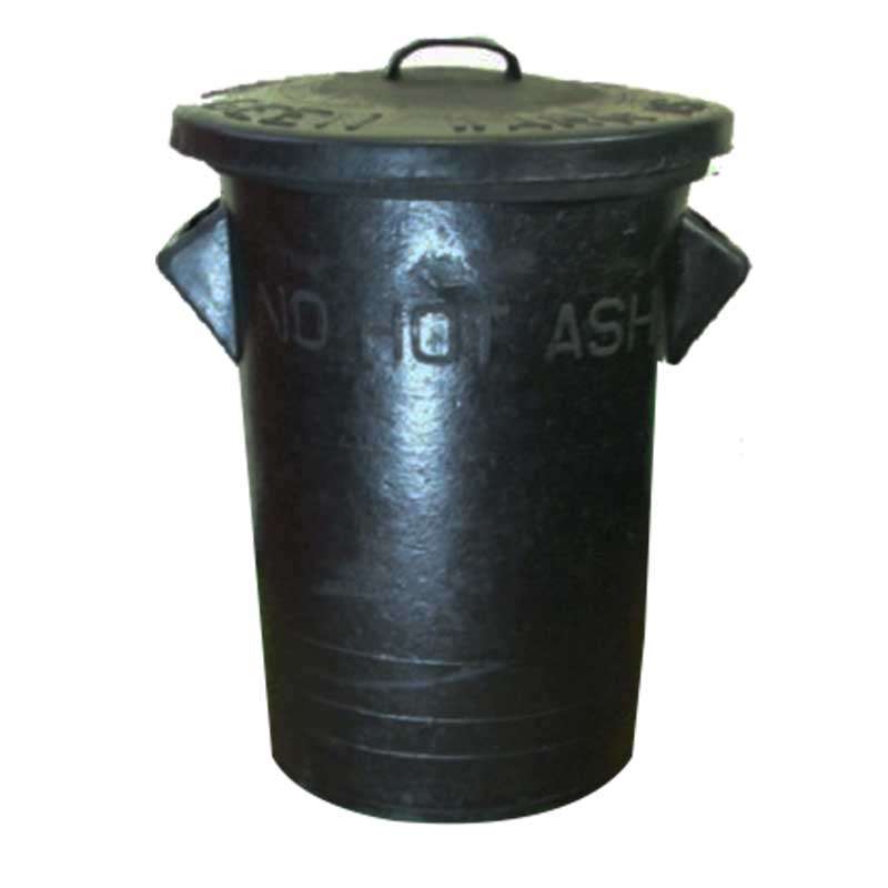 Refuse Bin Rubber With Lid 85 Litre