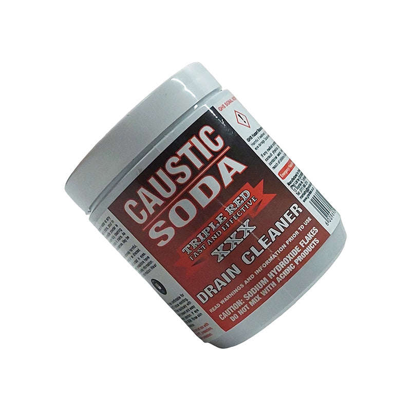 TRIPLE RED Caustic Soda Drain Cleaner Flakes 500g