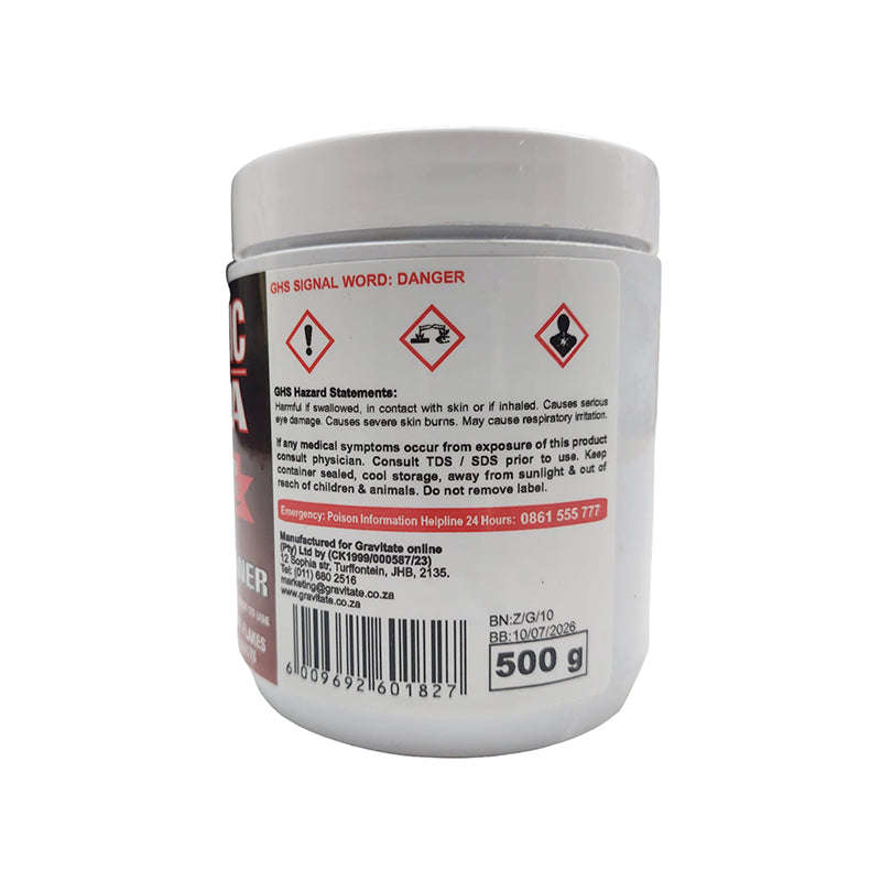 TRIPLE RED Caustic Soda Drain Cleaner Flakes 500g