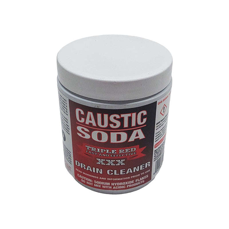 TRIPLE RED Caustic Soda Drain Cleaner Flakes 500g