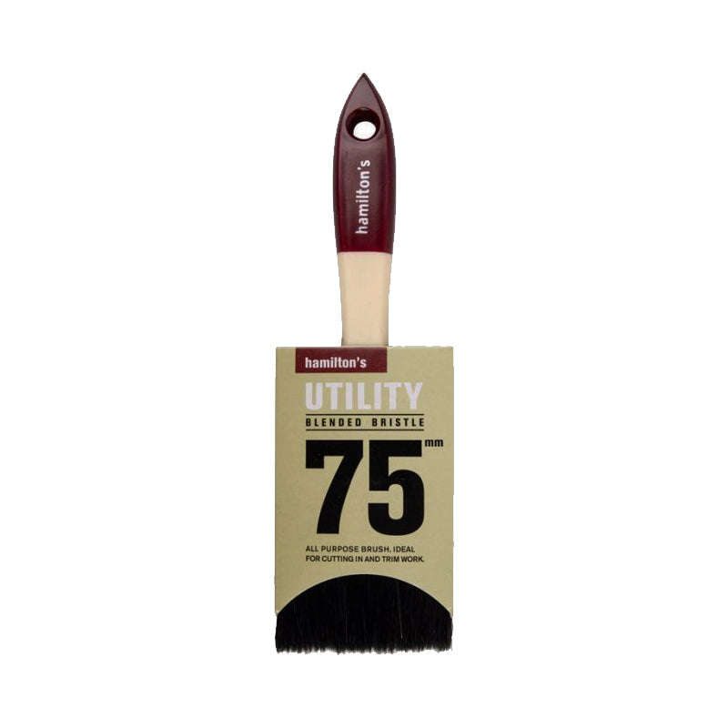 HAMILTON Utility Paint Brush Blended Bristle 75mm