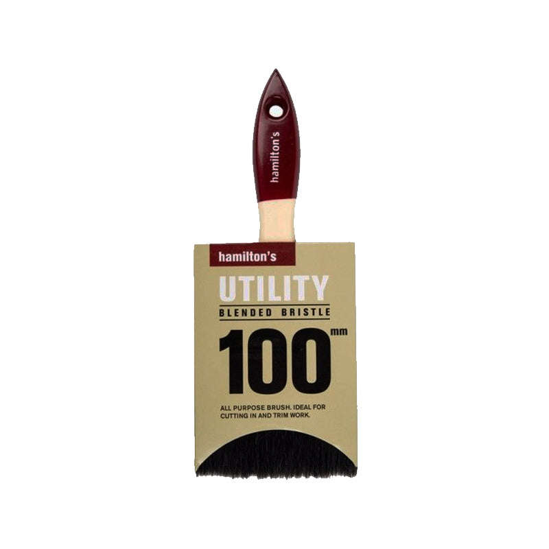 HAMILTON Utility Paint Brush Blended Bristle 100mm