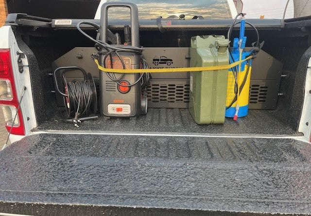 BAKKIE BUDDY Premium Loading Bay Separator & Organizer Black Powder Coated 1500mm