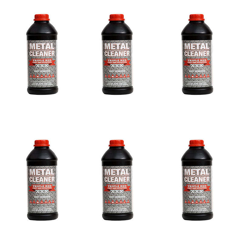 TRIPLE RED Metal cleaner 1 Litre ( 6 Pack )
