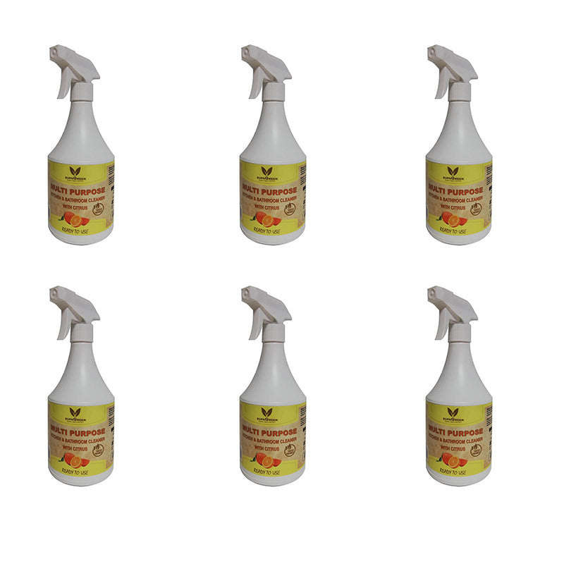SUPA GREEN Eco Ready To Use All Surface Household Cleaner Nano New 750ml ( 6 Pack )