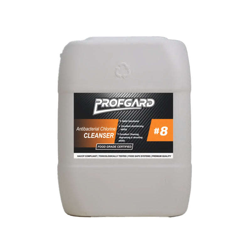 PROFGARD #8 Anti Bacterial Chlorine Cleanser 20 Litre