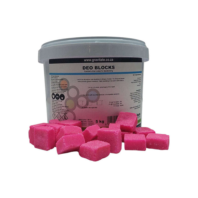 GRAVITATE Scented Urinal Deodorant Blocks 5kg Bulk Pack