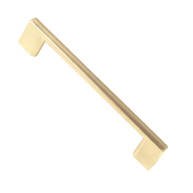 ROCO Neptune Aluminium Cupboard Handle Brushed Brass 96mm