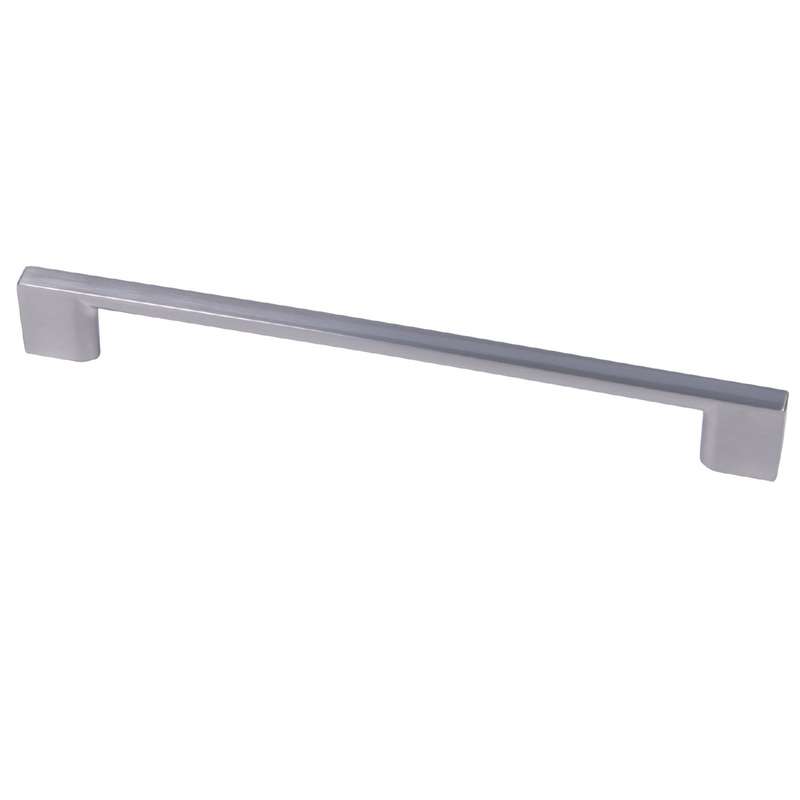 ROCO Neptune Aluminium Cupboard Handle Brushed Nickel 192mm