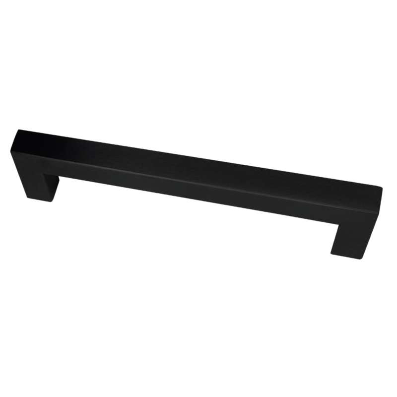 ROCO Cupboard Handle Bar Hollow Square Matt Black 128mm