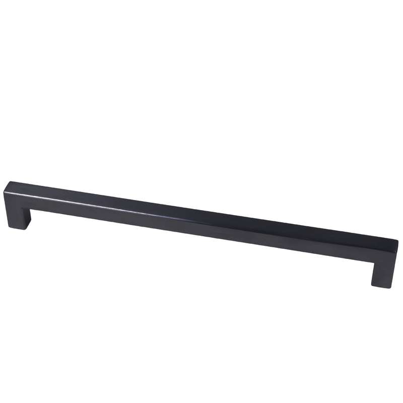 ROCO Cupboard Handle Bar Hollow Square Matt Black 288mm