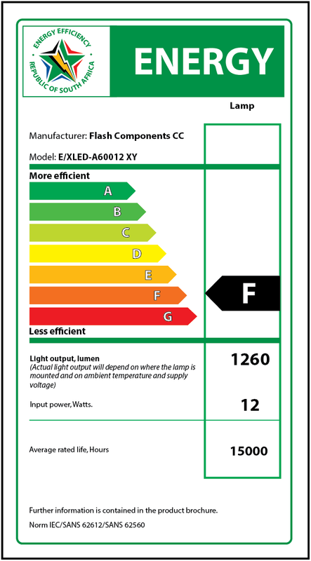 FLASH LED High Efficiency All Purpose Light Bulb 12W A60 Lamp B22 (10 pack)