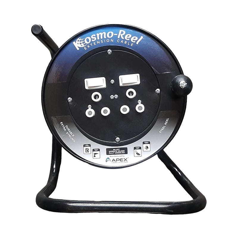 KOSMO-REEL Steel Extension Reel 2 X 16A - No Cable