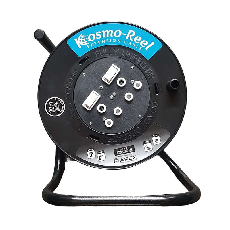KOSMO-REEL Extension Plastic Reel 2 X 10A 20m x 1.0mm