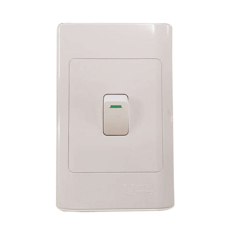 UNITED ELECTRICAL Lever 1 One Way Switch 50 X 100