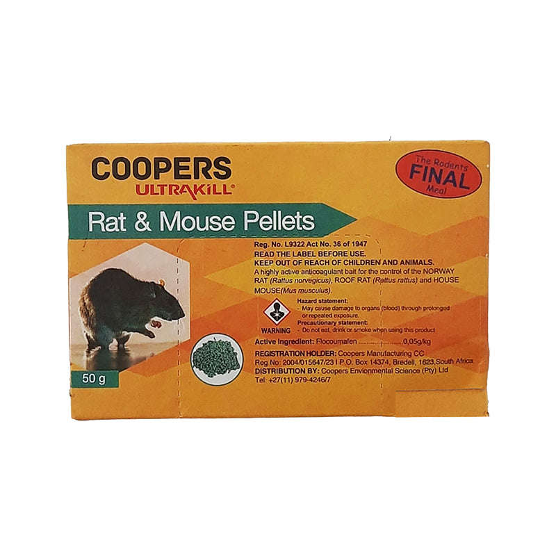 COOPERS Ultrakill Rat & Mouse Pellets 50g