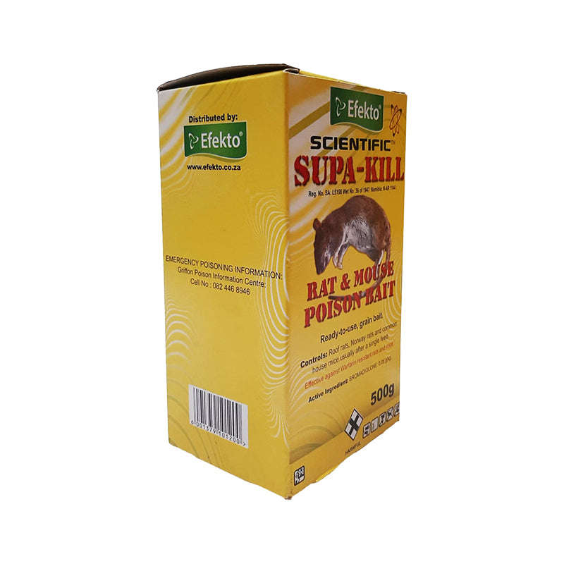 EFEKTO Supa-Kill Rat & Mouse Poison Bait 500g