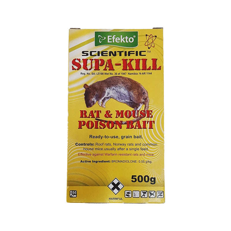 EFEKTO Supa-Kill Rat & Mouse Poison Bait 500g