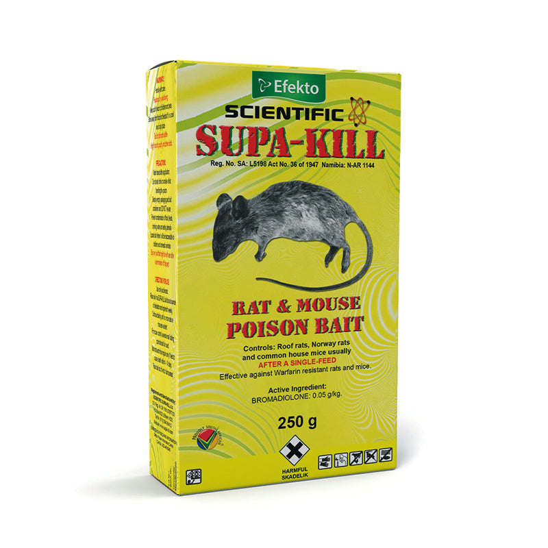 EFEKTO Supa-Kill Rat & Mouse Poison Bait 250g